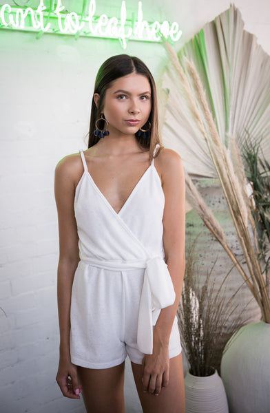 Almost Famous Playsuit (white)